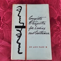 Complete Etiquette For Ladies And Gentlemen by Ann Page Ward Lock, 1961 England - £11.13 GBP