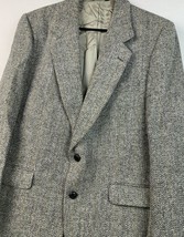 Harris Tweed Blazer Sport Coat Two Button Wool Jacket USA Men’s Medium - £47.17 GBP
