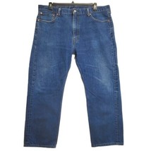 LEVIS 505 Red Tab Blue Jeans Mens Size 42x30 Denim - £11.92 GBP