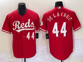 Baseball Elly De La Cruz #44 Cincinnati Reds Men Baseball Jersey Size S-... - $46.53+