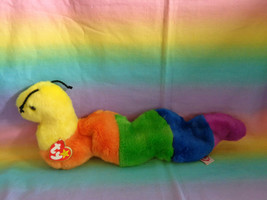 Vintage 1999 Ty Original Beanie Buddy Inch the Worm Retired w/ Tags 16&quot; - £9.86 GBP