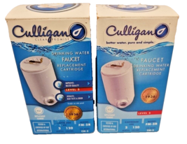 2 Culligan FM-5R water Faucet Filter Replacement Cartridge NIB sealed level 3 - $22.24