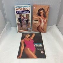 VHS Jane Fonda Workout Challenge Step Aerobics Training Guide Fitness At Home - £35.88 GBP