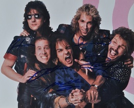 Scorpions Signed Photo X4 - Klaus Meine, Rudolf Schenker, Matthias Jabs, Francis - £226.32 GBP