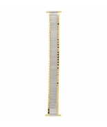 Mens 16-22 mm Two Tone Straight, Spring End Expansion Watch Band - £31.21 GBP