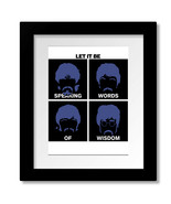 Let it Be by the Beatles - Classic Rock Music Song Lyric Art Print Canva... - £14.68 GBP+