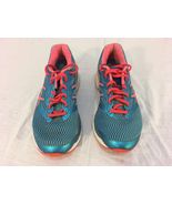 Womens ASICS Gel Cumulus 18 Pink Blue Lace Up Athletic Running 6.5 6 1/2... - $46.96