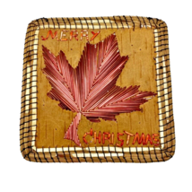 First Nation Canadian Porcupine Quill Birchbark Sweet Grass Basket Ojibw... - $382.02