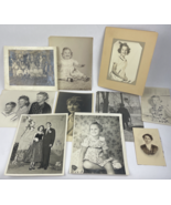 Lot 10 Lot Antique Daguerreotype &amp; Tin Type Ferrotype Portrait Photograp... - $81.39 CAD