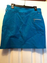 Nwt Gg Blue Peacock Blue Fabulous Fit Stretch Golf Skort 4 6 8 10 12 14 16 - £30.59 GBP