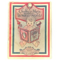 Chubby&#39;s Magic Wonder Words Vintage Advertising Booklet CASTORIA Book #2 Antique - $12.95