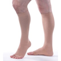 Allegro Surgical Weight Compression Knee Highs Open Toe Full Calf, Medium 20-30m - £19.72 GBP