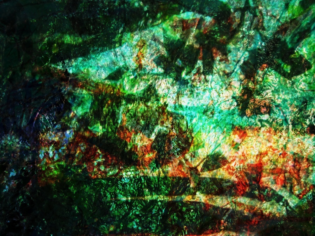 Calm blue abstract photo stock ,Recycled plastic,Double exposure abstract art   Item image 2