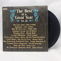 The Best of a Great Year  Vol 3 Vinyl 2LP Various Country Artists 1974 RCA - $6.44