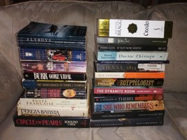 Lot Of 22 Historical Fiction Novels Books Paperback Hardcover Free Shipping - £37.10 GBP