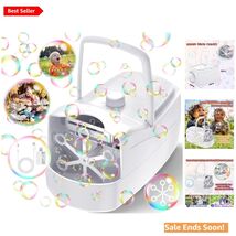 8-Inch Automatic Bubble Blower - Fast 18,000 Bubbles for Kids' Parties - $59.35