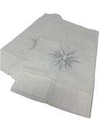 Vintage Cotton Ramie White Embroidered Fingertip Towels Set of 2 New - €16,30 EUR