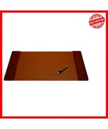 Mocha Brown Top-Grain Leather Desk Pad - Scratch-Resistant Executive Blo... - $2,110.71 MXN