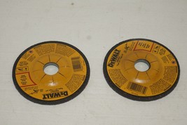 Lot of 2 Dewalt DW4541 Type 27 Fast Cutting Grinding Wheel, 4-1/2in Dia - £19.41 GBP