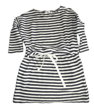 Vineyard Vines Navy And White Striped Nautical Terry Tie Waist Dress Size Small - $19.99