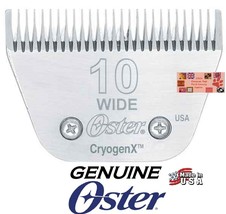 Genuine Oster A5 Cryogen-X 10 Wide Blade*Fit A6 Andis Agc,Wahl KM10 KM5 Clipper - £36.86 GBP