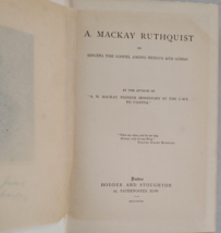 A Mackay Ruthquist or Singing The Gospel Among Hindus and Gonds 1893 Uncut page - £50.55 GBP