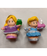 Fisher Price Little People Disney Princess Cinderella and Rapunzel Lot of 2 - £7.78 GBP