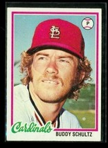 Vintage 1978 Topps Baseball Trading Card #301 Buddy Schultz St Louis Cardinals - £7.63 GBP