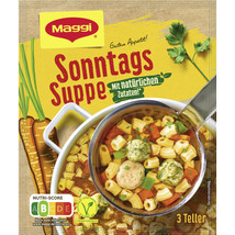 Maggi Sonntags SUNDAY Soup PACK of 1 ( 3 servings) -FREE US SHIPPING - $6.39