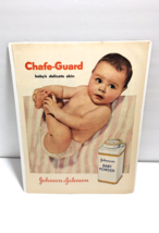 Vintage 1922 JOHNSON&#39;S Baby Powder Wesson Oil Bathroom Ephemera Double Print Ad - £18.52 GBP