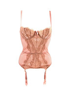 Agent Provocateur Corsetto Lussuosa Intima Pizzo Rosa Taglia S - £114.52 GBP