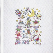 Nursery Rhyme Delight Cross Stitch Baby Quilt Kit by Janlynn - $135.58