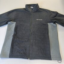 Columbia Sportswear Jacket Fleece Full Zip Casual XM6138 Black/Gray Men’s Size L image 12