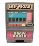 Vintage 14” Las Vegas Royal Flush 5000 Electronic Draw Poker Slot Game W... - $856.58 MXN