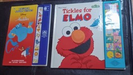 Golden Sound Story Book: Aladdin And Tickles For Elmo Play A Sound Book - £15.46 GBP