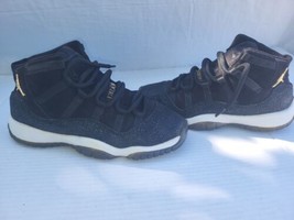 Jordan 11 retro heiress black stingray size 7y 5.5 Women&#39;s  - $82.45