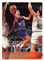 1996-97 Topps #123 John Stockton Utah Jazz  - £0.69 GBP