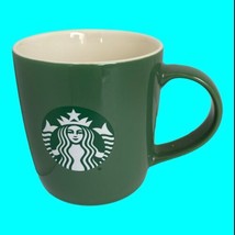 Starbucks Dark Green Ceramic Mermaid Coffee Tea Cup Mug 11 oz 2021 - £10.25 GBP