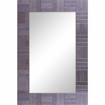 35" Gray Glass Framed Accent Mirror - $5,287.41 MXN