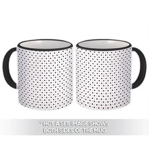 Polka Dots Pattern : Gift Mug Abstract Spotted Background Wall Decor Baby Shower - £12.43 GBP