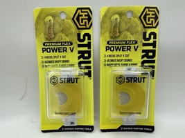 2 Pack Turkey Call Strut Flex Power V Diaphragm Mouth Call Hunting Raspy... - $184.25 MXN