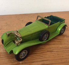 Vintage 1972 Matchbox Yesteryear Model 1928 Mercedes Benz Y16 Lime Green Toy Car - £63.38 GBP
