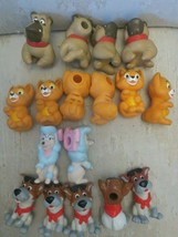 1988 Disney Oliver &amp; Company Finger Puppets McDonalds Happy Meal toys 16 figures - £14.72 GBP