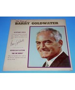 Barry Goldwater The Voice Of Record Album Yellow Vinyl LP Calendar Label... - €21,67 EUR