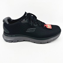 Skechers Flex Advantage 4. Overtake Black Charcoal Mens Size 8.5 Wide Sn... - £52.04 GBP