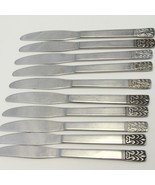 Carlyle Cameo Hong Kong Dinner Knives  8-1/4&quot;  Stainless  Lot of 10 - €15,26 EUR
