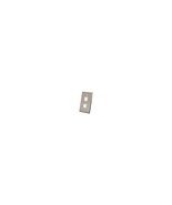 C2G 37094 2-PORT SINGLE GANG MULTIMEDIA KEYSTONE WALL PLATE - STAINLESS ... - $46.14 CAD