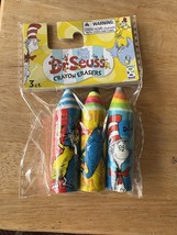 Dr. Seuss Crayon Erasers 3pk Yellow - £8.75 GBP