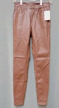 New W/Tags Free People Women&#39;s Pants Faux Vegan Leather Brown Skinny Size 26 - £39.32 GBP