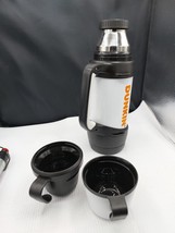 OEM Dunkin Donuts Stainless White 32oz Hot Cold Travel Mug Thermos, Coff... - $35.63